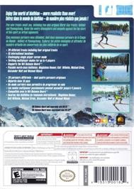Box back cover for Ski And Shoot on the Nintendo Wii.
