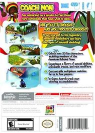 Box back cover for Sled Shred on the Nintendo Wii.