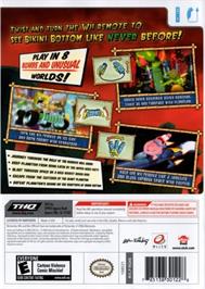 Box back cover for SpongeBob SquarePants - Creature from the Krusty Krab on the Nintendo Wii.
