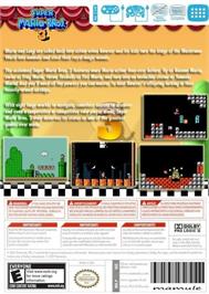 Box back cover for Super Mario Bros. 3 (NES) on the Nintendo Wii.