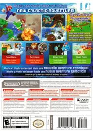 Box back cover for Super Mario Galaxy 2 on the Nintendo Wii.
