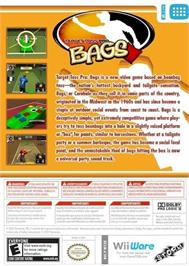 Box back cover for Target Toss Pro : Bags on the Nintendo Wii.