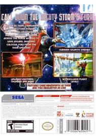 Box back cover for Thor - Dieu Du Tonnerre on the Nintendo Wii.