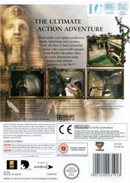 Box back cover for Tomb Raider - Anniversary on the Nintendo Wii.