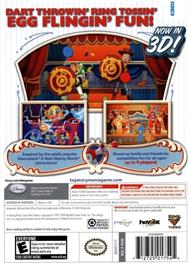 Box back cover for Toy Story Mania! on the Nintendo Wii.