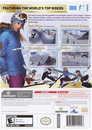 Box back cover for Triple Crown Championship Snowboarding on the Nintendo Wii.