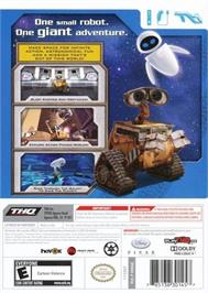Box back cover for Wall-e on the Nintendo Wii.