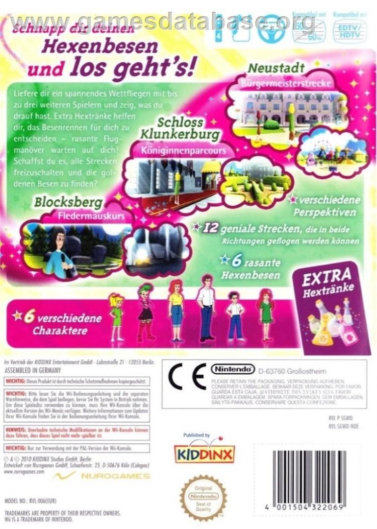 Bibi Blocksberg - Das Grosse Hexenbesen-rennen! - Nintendo Wii - Artwork - Box Back