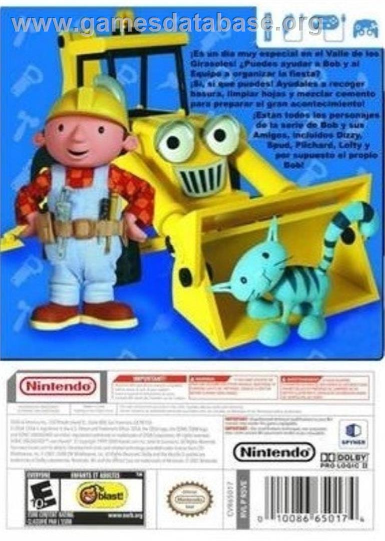 Bob the Builder - Festival of Fun - Nintendo Wii - Artwork - Box Back