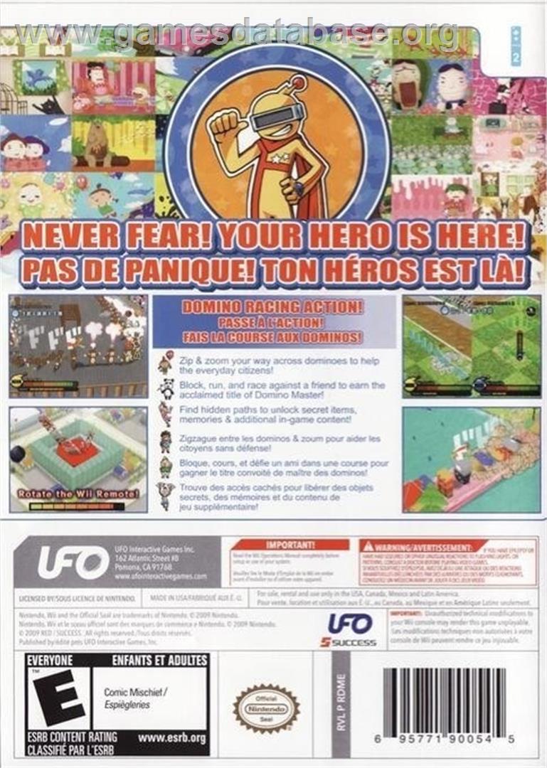 Minon - Everyday Hero - Nintendo Wii - Artwork - Box Back