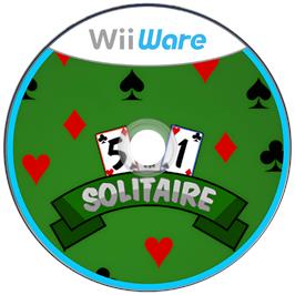 Cartridge artwork for 5 In 1 Solitaire on the Nintendo Wii.