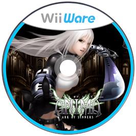 Cartridge artwork for Anima - Ark Of Sinners on the Nintendo Wii.
