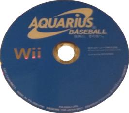 Cartridge artwork for Aquarius Baseball - Genkai No, Sono Saki E. on the Nintendo Wii.