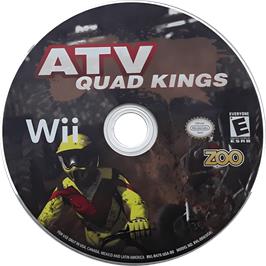 Cartridge artwork for Atv Quad Kings on the Nintendo Wii.