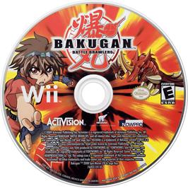 Cartridge artwork for Bakugan Battle Brawlers on the Nintendo Wii.
