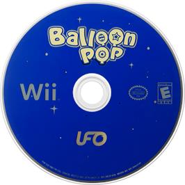 Cartridge artwork for Balloon Pop on the Nintendo Wii.