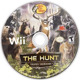 Cartridge artwork for Bass Pro Shops - The Hunt - Trophy Showdown on the Nintendo Wii.