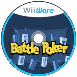 Cartridge artwork for Battle Poker on the Nintendo Wii.