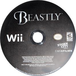 Cartridge artwork for Beastly on the Nintendo Wii.