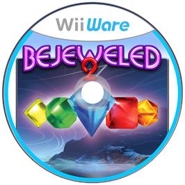 Cartridge artwork for Bejeweled 2 on the Nintendo Wii.