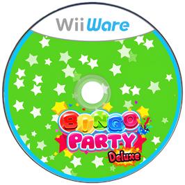 Cartridge artwork for Bingo Party Deluxe on the Nintendo Wii.