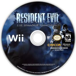 Cartridge artwork for Biohazard - The Darkside Chronicles on the Nintendo Wii.