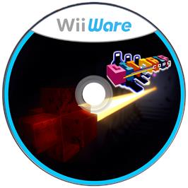 Cartridge artwork for Bit.trip Core on the Nintendo Wii.