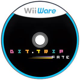 Cartridge artwork for Bit.trip Fate on the Nintendo Wii.