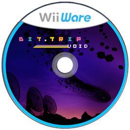 Cartridge artwork for Bit.trip Void on the Nintendo Wii.