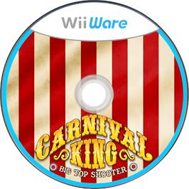 Cartridge artwork for Carnival King on the Nintendo Wii.