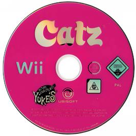 Cartridge artwork for Catz on the Nintendo Wii.