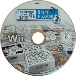 Cartridge artwork for Challenge Me - Brain Puzzles 2 on the Nintendo Wii.