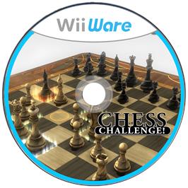 Cartridge artwork for Chess Challenge! on the Nintendo Wii.