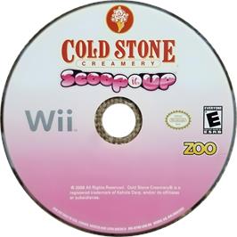 Cartridge artwork for Cold Stone Creamery - Scoop It Up on the Nintendo Wii.