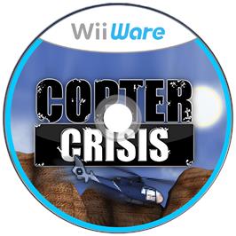 Cartridge artwork for Copter Crisis on the Nintendo Wii.