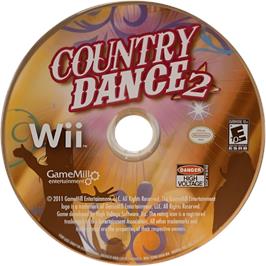 Cartridge artwork for Country Dance 2 on the Nintendo Wii.