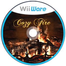 Cartridge artwork for Cozy Fire on the Nintendo Wii.