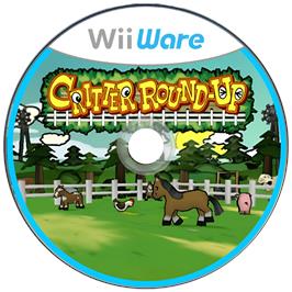 Cartridge artwork for Critter Round-up on the Nintendo Wii.