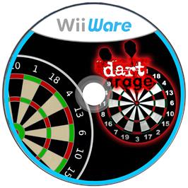 Cartridge artwork for Dart Rage on the Nintendo Wii.