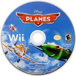 Cartridge artwork for Disney Planes on the Nintendo Wii.