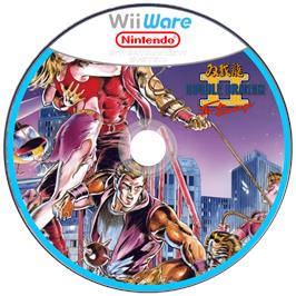 Cartridge artwork for Double Dragon 2 - The Revenge (NES) on the Nintendo Wii.