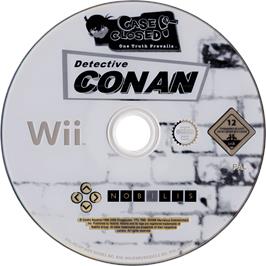 Cartridge artwork for Détective Conan - Enquête À Mirapolis on the Nintendo Wii.