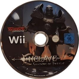 Cartridge artwork for Enclave - Shadows Of Twilight on the Nintendo Wii.