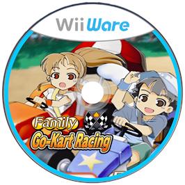 Cartridge artwork for Family Go-kart Racing on the Nintendo Wii.