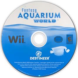Cartridge artwork for Fantasy Aquarium World on the Nintendo Wii.