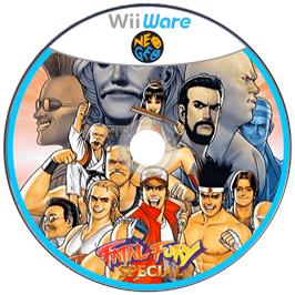 Cartridge artwork for Fatal Fury Special (NG) on the Nintendo Wii.