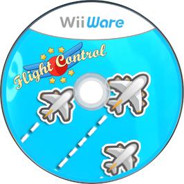 Cartridge artwork for Flight Control on the Nintendo Wii.