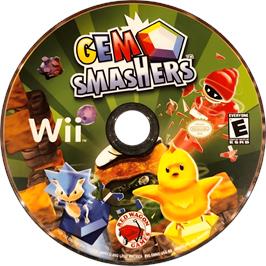 Cartridge artwork for Gem Smashers on the Nintendo Wii.