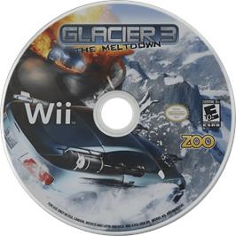Cartridge artwork for Glacier 3 on the Nintendo Wii.