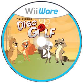 Cartridge artwork for HB Arcade Disc Golf on the Nintendo Wii.